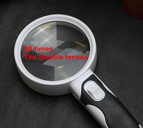 20X Optical Magnifier with LED Illumination