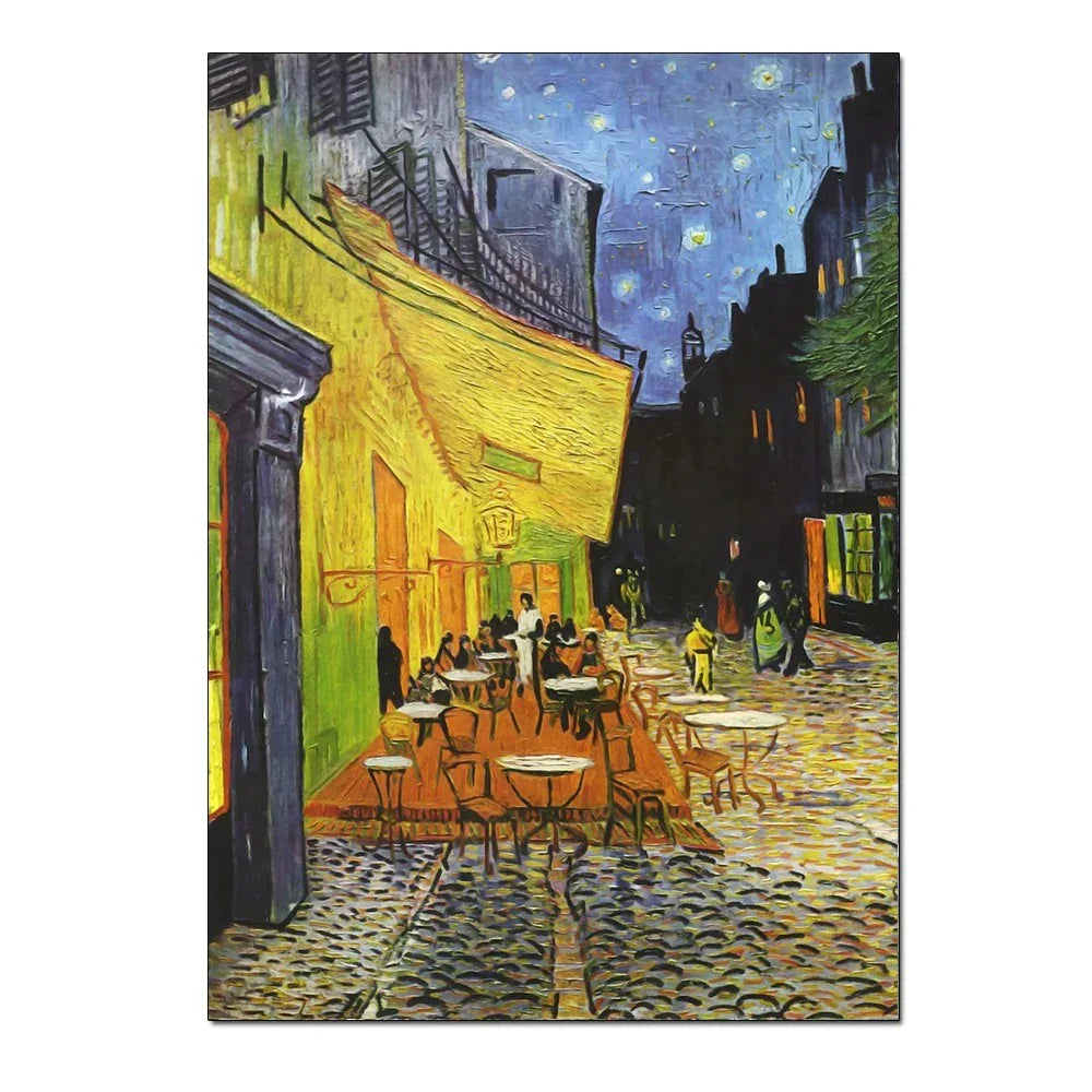 Livus Terrace at Night by Vincent van Gogh Livine Oakfield