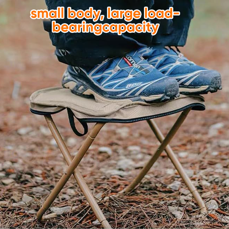 Portable Backpack with Integrated Folding Seat