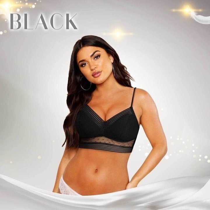 Wireless Back Support Lace Bra