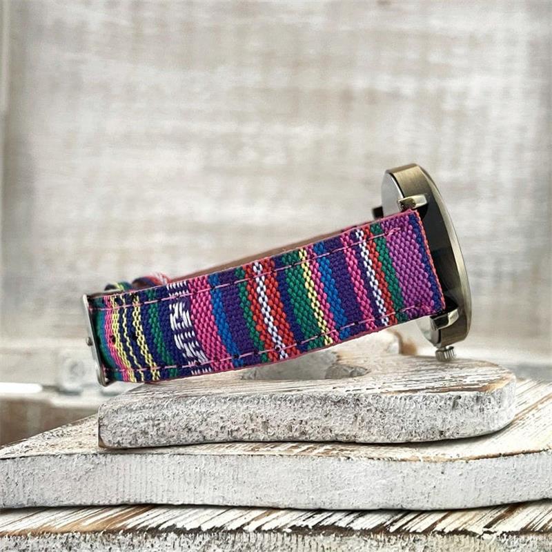 Watches with Vibrant Multicolor Rainbow Design