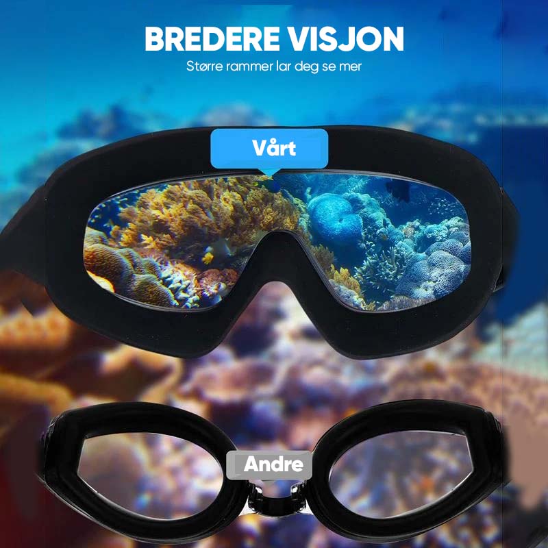 Anti-Fog Swimming Goggles with Wide View