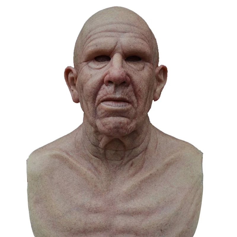 Realistic Full-Face Latex Mask for Halloween and Cosplay