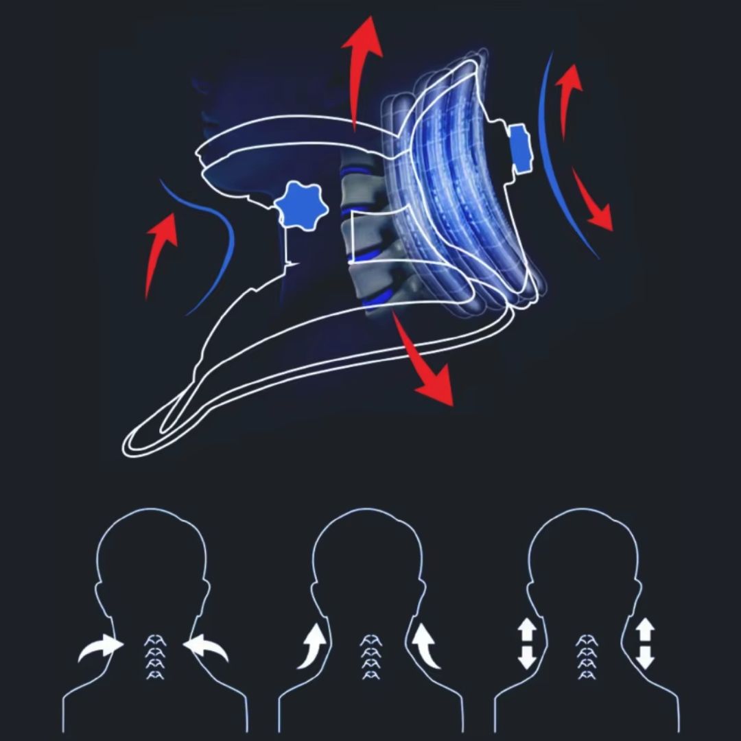 Adjustable Neck Traction Device for Cervical Pain and Tension Relief