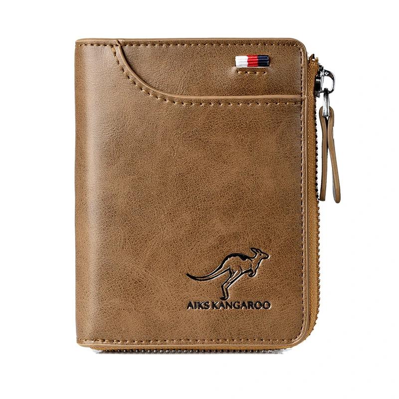 Men's RFID-Blocking Leather Wallet
