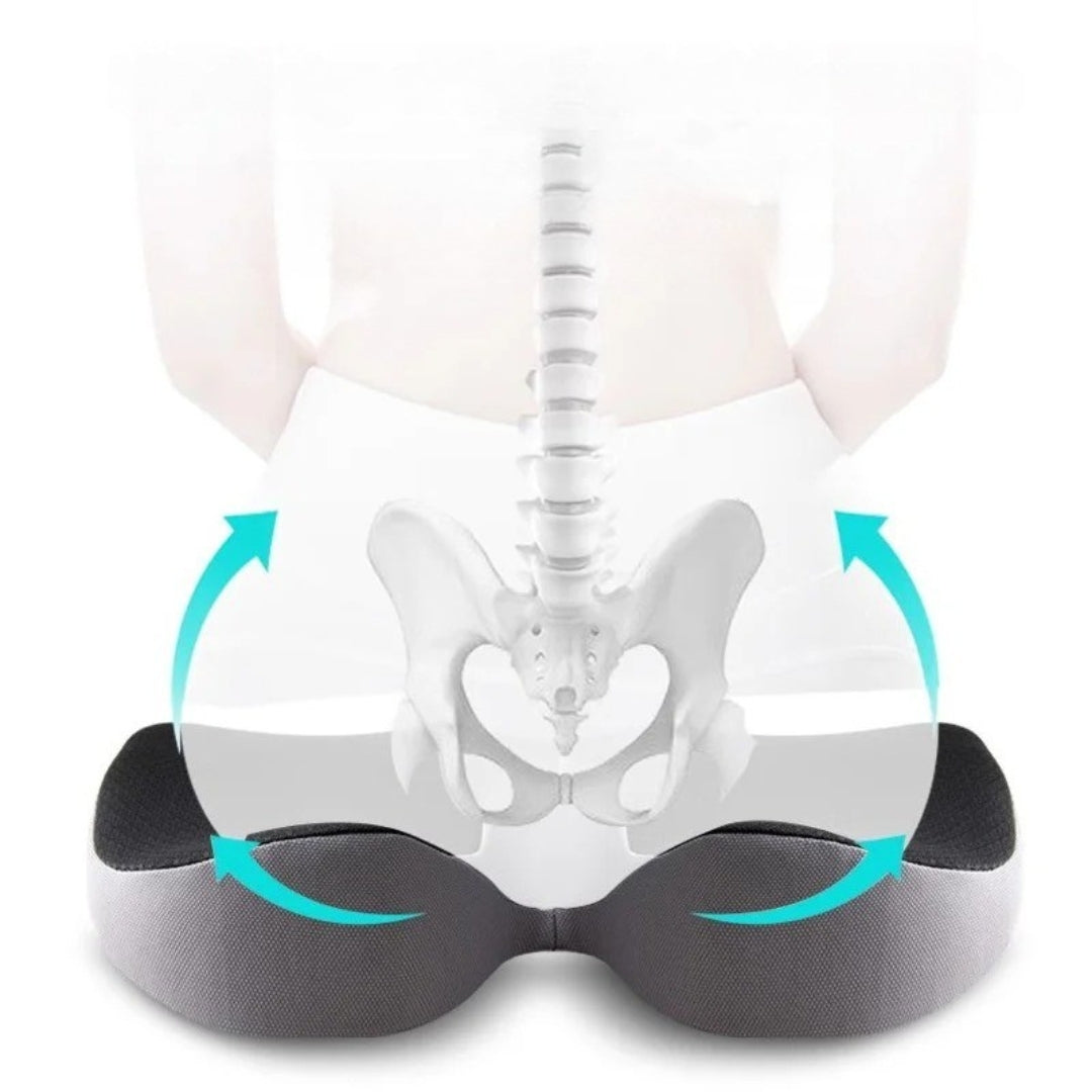 Orthopedic Car Seat Pad – Anti-Slip Cushion for Enhanced Comfort and Support
