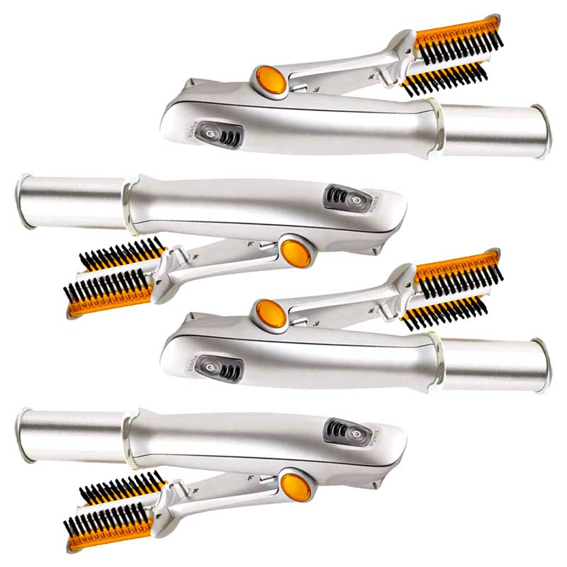 2 in 1 Rotating Hair Brush & Iron for Professional Styling