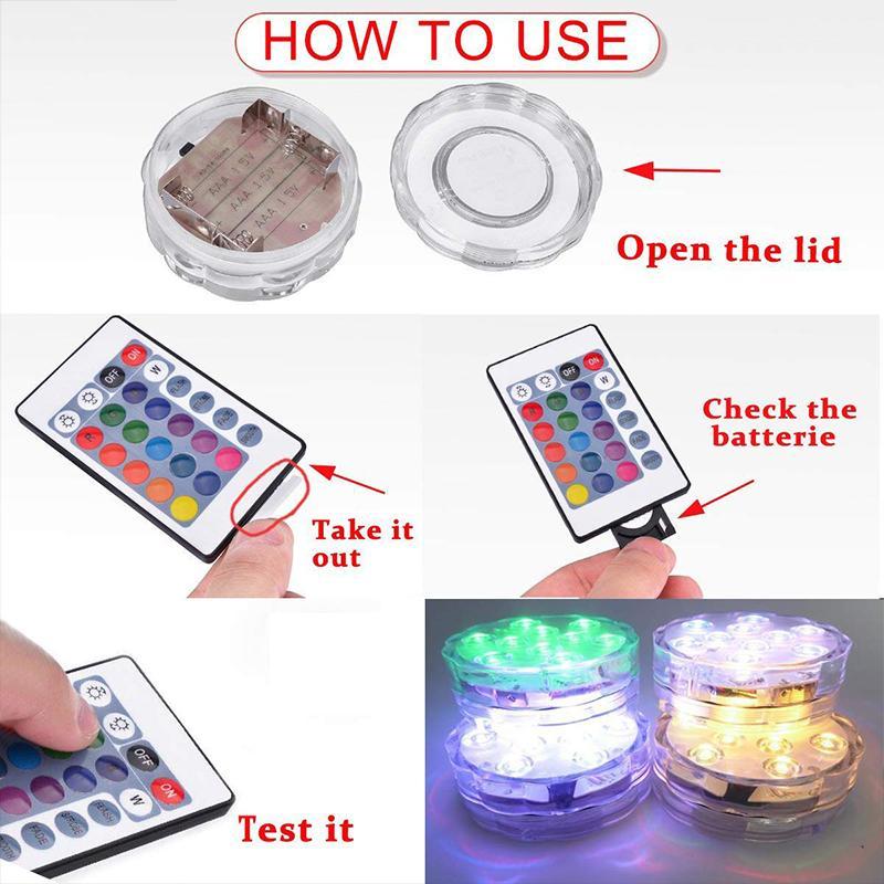 Waterproof Magnetic LED Lamp with Remote Control