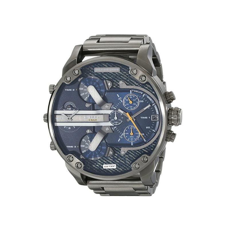 Luxury Men's Chronograph Quartz Watch – Stainless Steel Timepiece