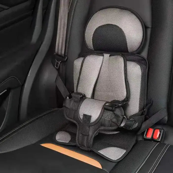 Portable Travel Car Seat for Kids | Foldable Booster with 5-Point Harness