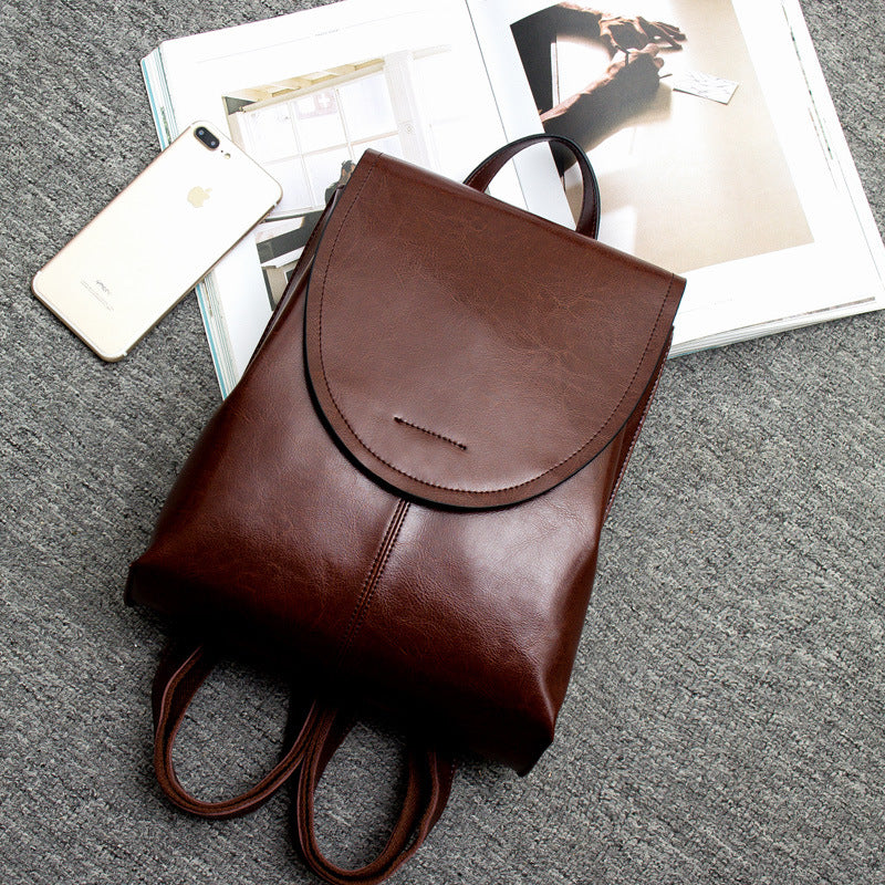 Trendy Women's Leather Backpack – Stylish, Versatile, and Eco-Friendly Design
