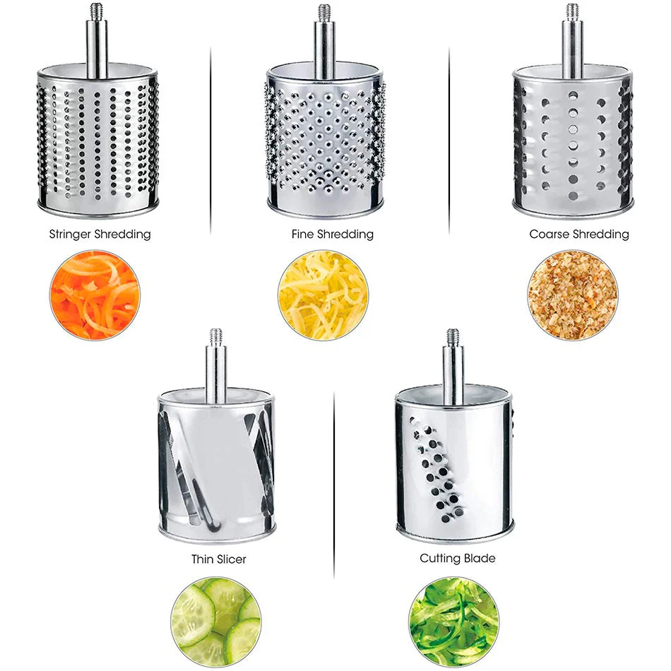 Versatile Kitchen Rotary Grater & Slicer for Effortless Food Prep