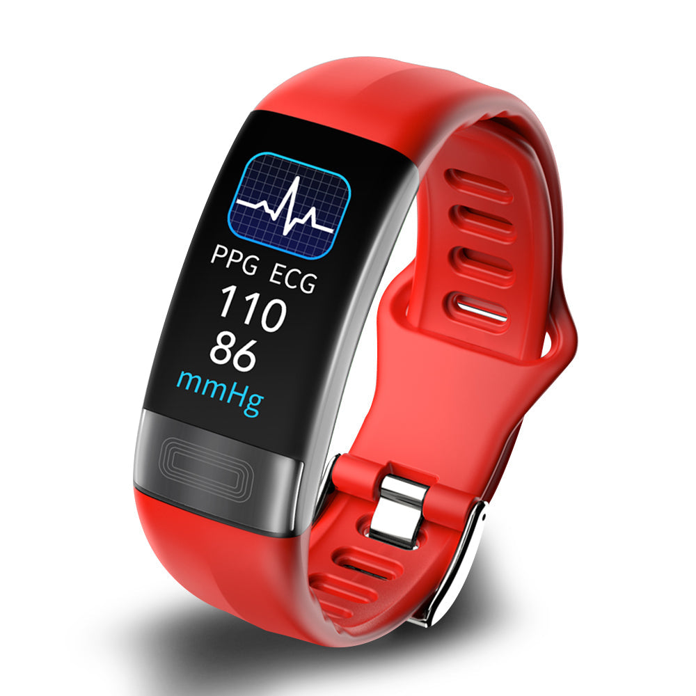 Smart Bracelet: Blood Pressure, Heart Rate, EKG, Oxygen, Sleep Tracker, FDA Certified
