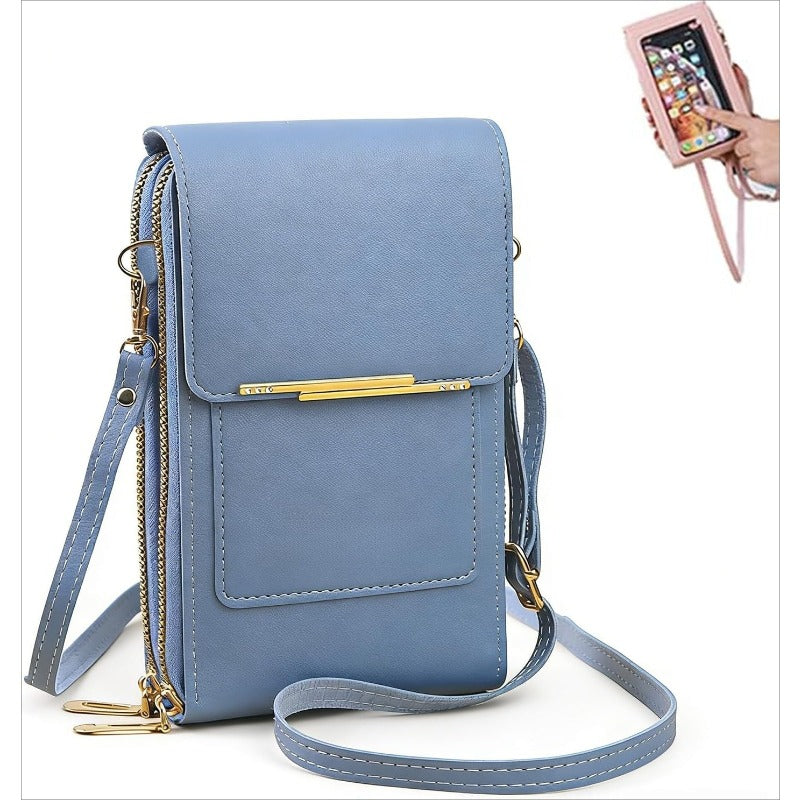 RFID Secure Crossbody Phone Wallet