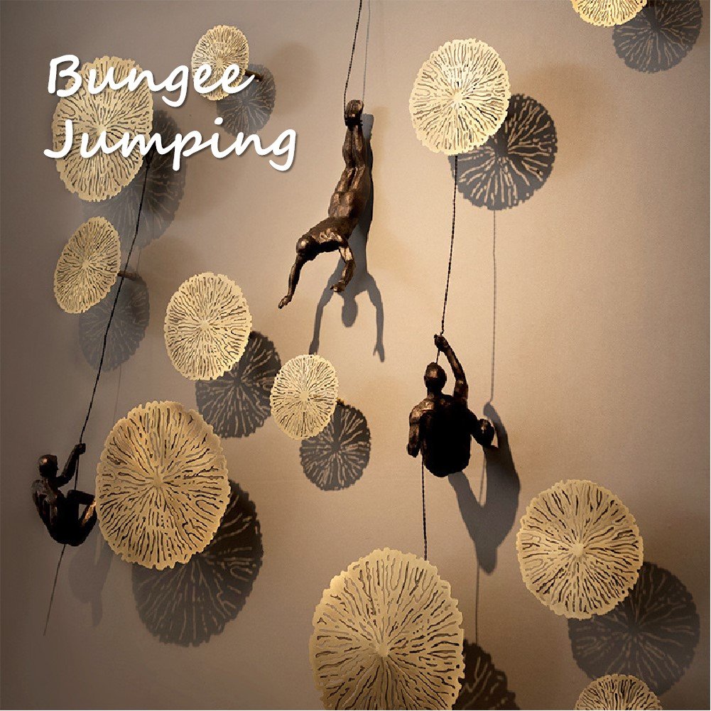 Climber Wall Art Statue