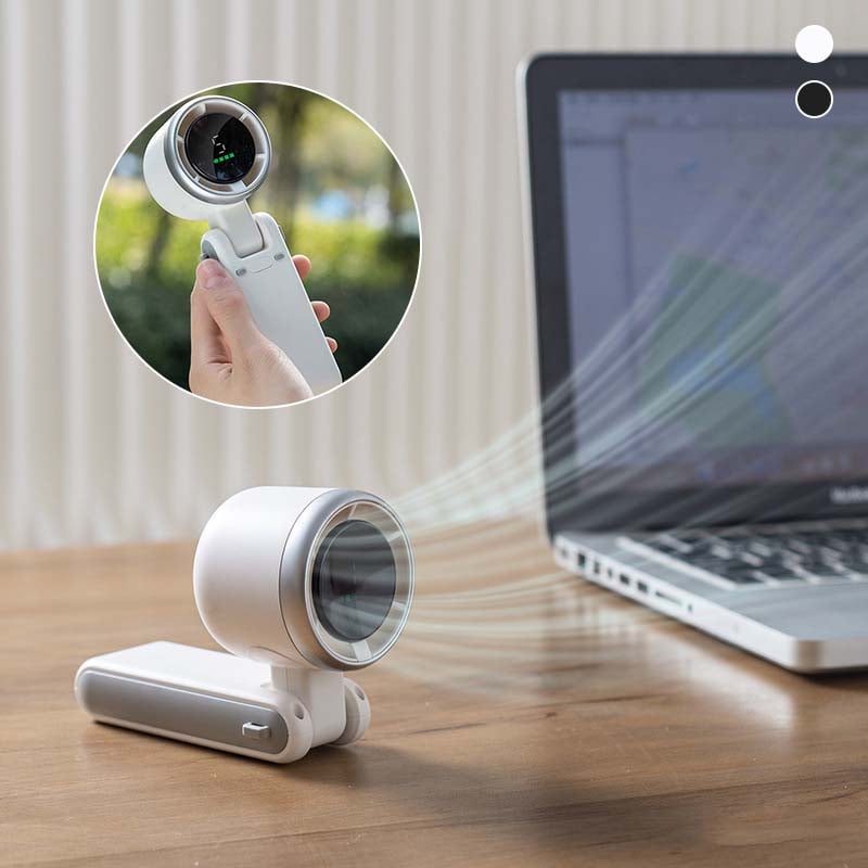 Portable High-Speed Folding Turbine Fan for Travel