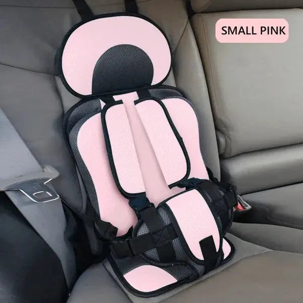Portable Travel Car Seat for Kids | Foldable Booster with 5-Point Harness