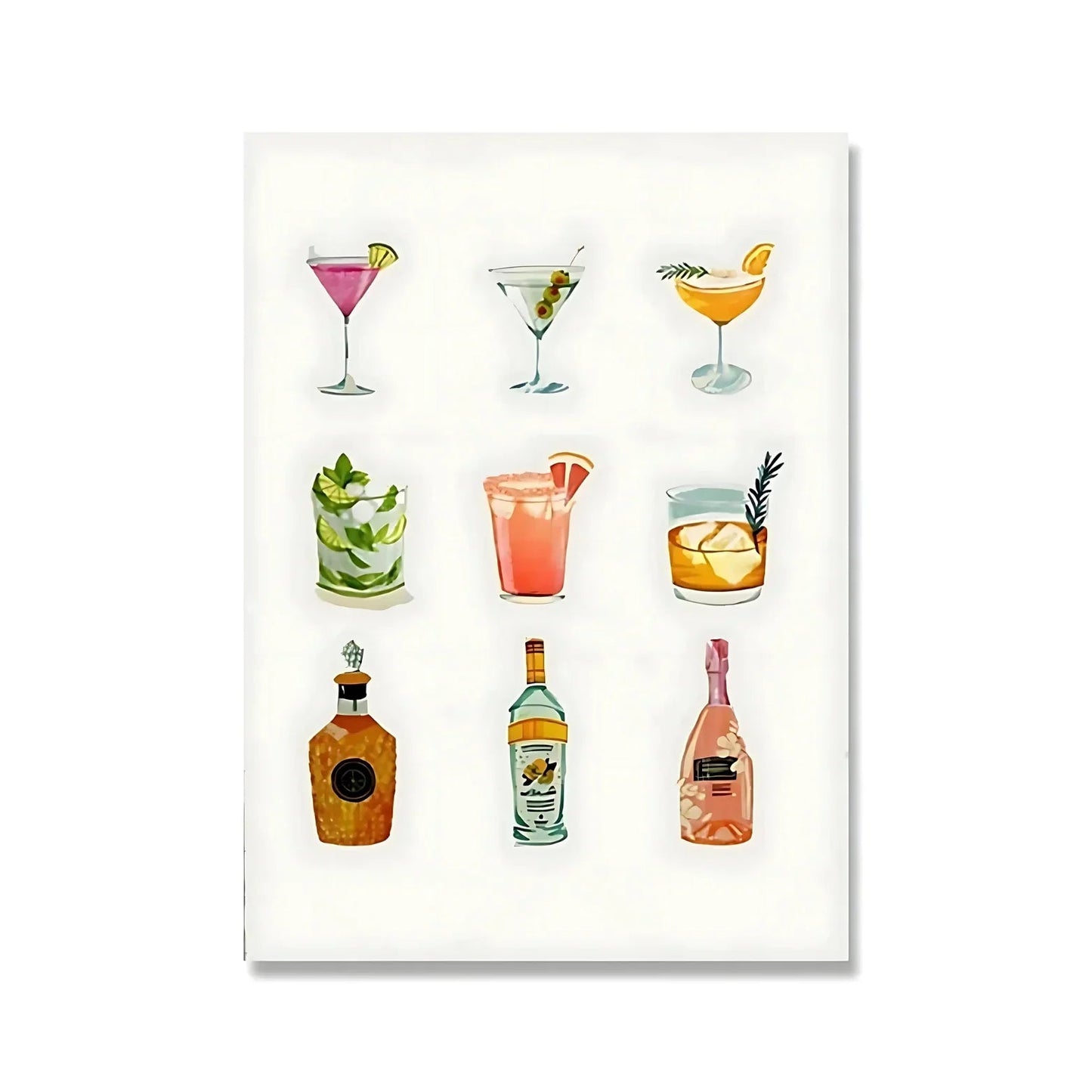 Roseo to Cocktails Livine Prints