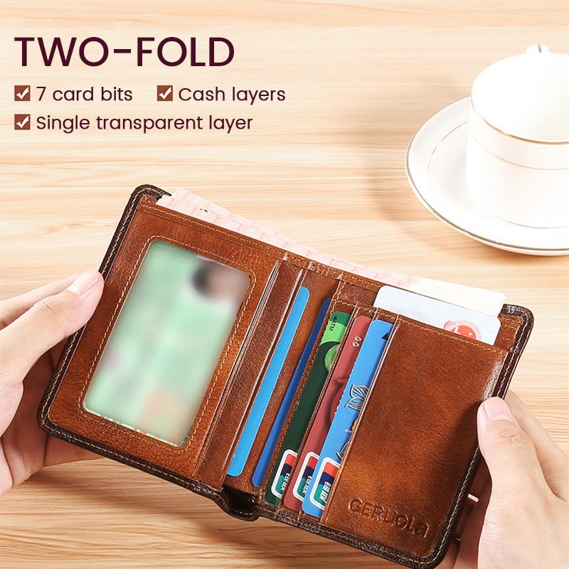Men's Anti-Theft RFID Blocking Wallet