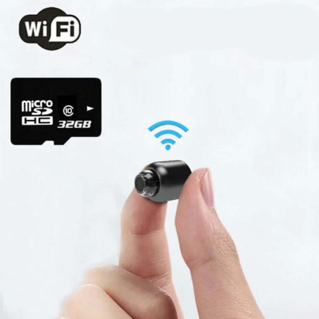 Compact Wireless Camera with Audio for Home Security