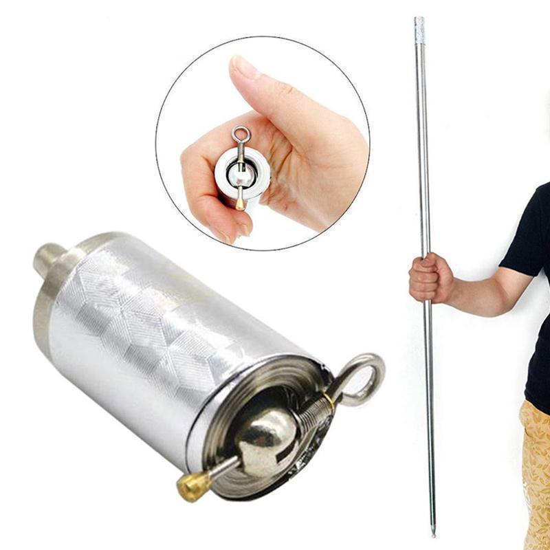 Compact Metal Rod for Defense and Magic Tricks