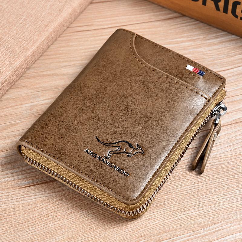 Men's RFID-Blocking Leather Wallet
