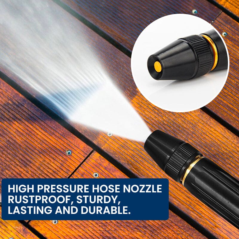 Adjustable Heavy-Duty Rotary Jet Hose Nozzle for Cleaning