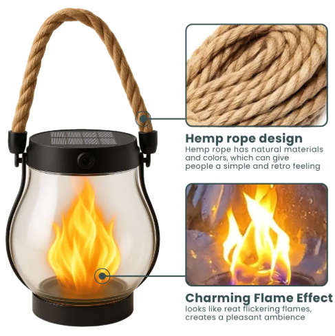 SolarGlowX | Safe, Magical Nights with Realistic Flame Atmosphere