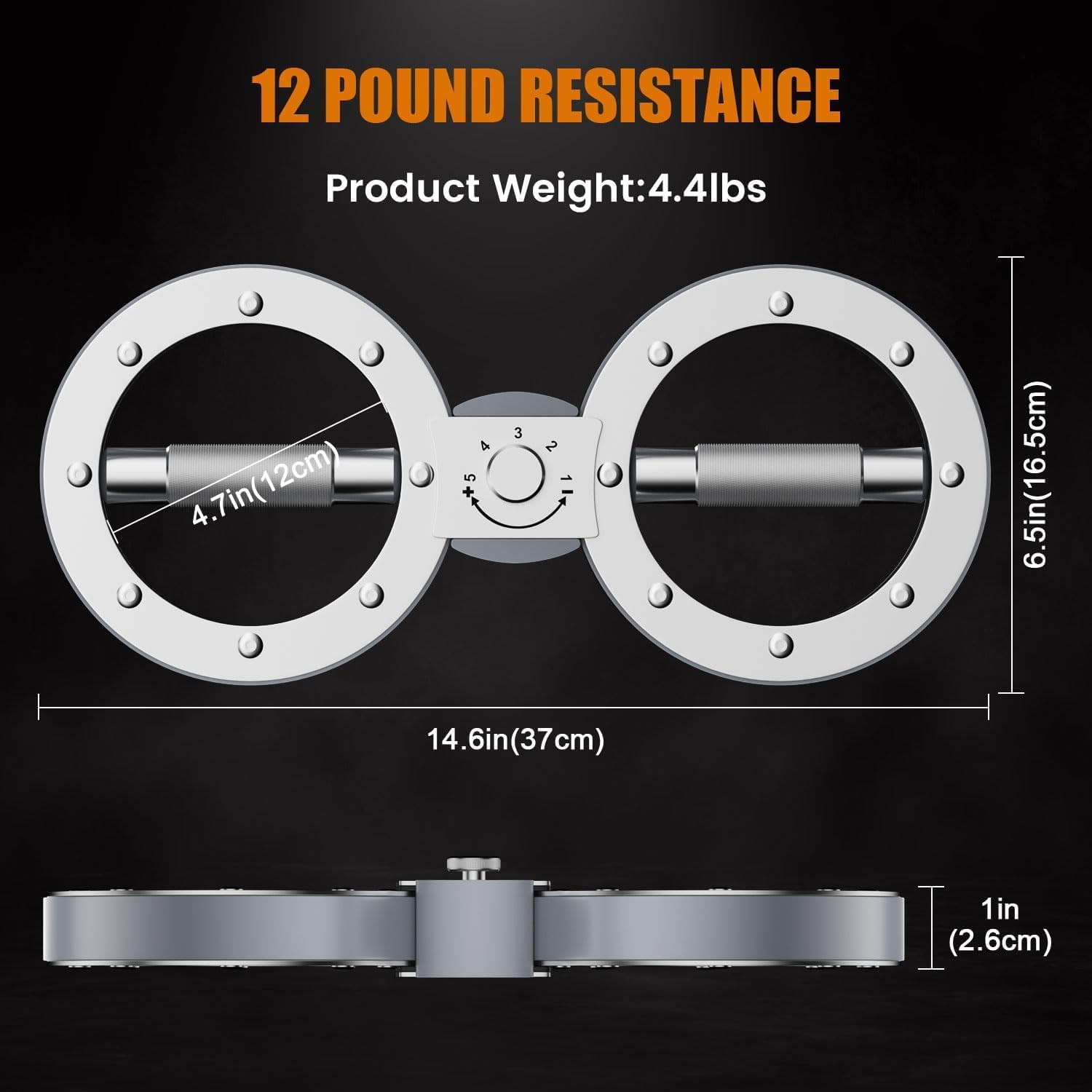 Adjustable Resistance Arm Exerciser with 360° Motion for Upper Body Fitness