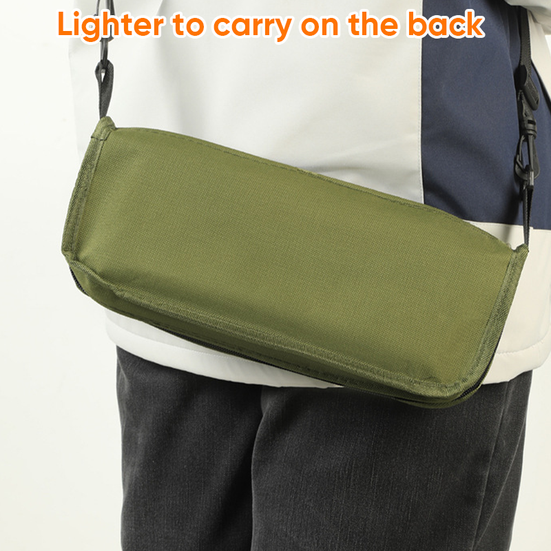 Portable Backpack with Integrated Folding Seat
