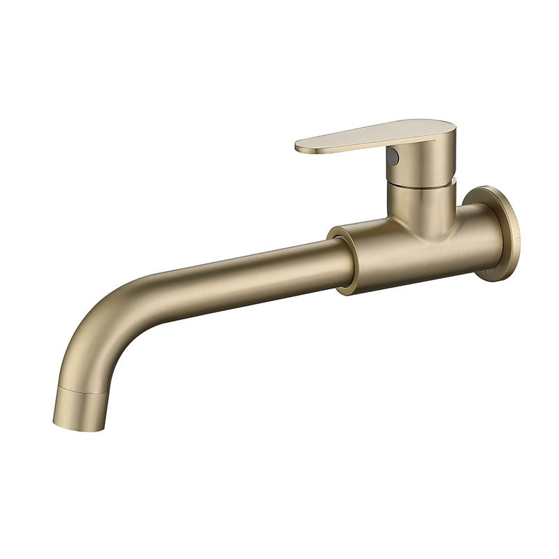 Contemporary Wall Mounted Single Lever Bathroom Faucet