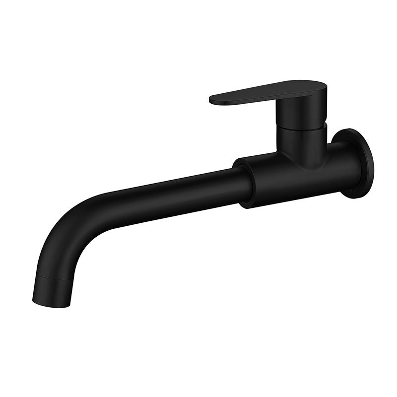 Contemporary Wall Mounted Single Lever Bathroom Faucet