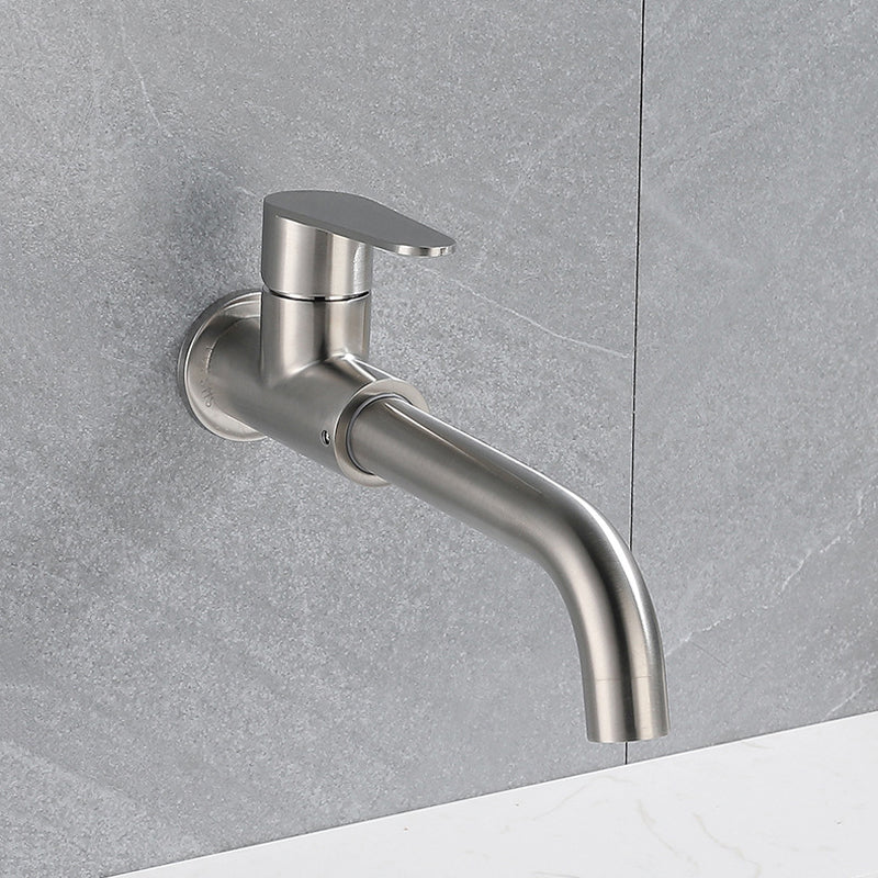 Contemporary Wall Mounted Single Lever Bathroom Faucet