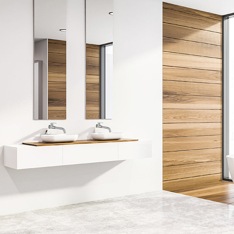 Contemporary Wall Mounted Single Lever Bathroom Faucet