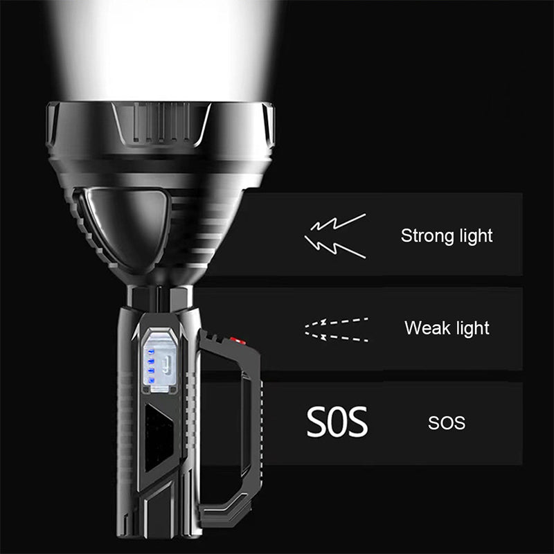 Rechargeable High-Power LED Handheld Spotlight Flashlight