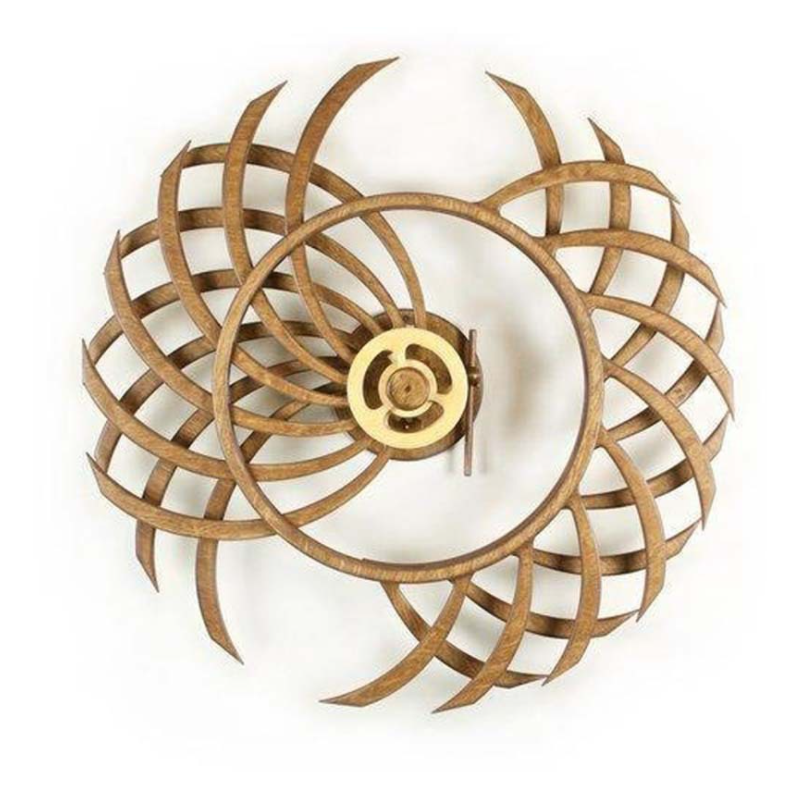 Handcrafted Kinetic Wooden Art Sculpture