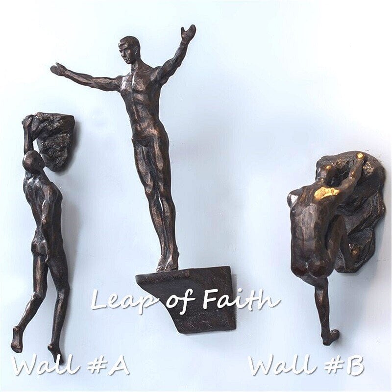 Climber Wall Art Statue