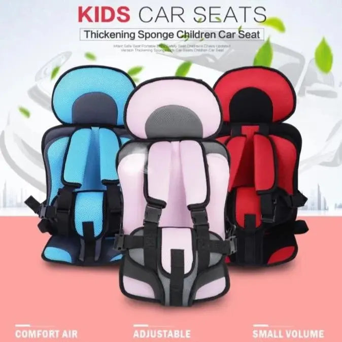 Portable Travel Car Seat for Kids | Foldable Booster with 5-Point Harness