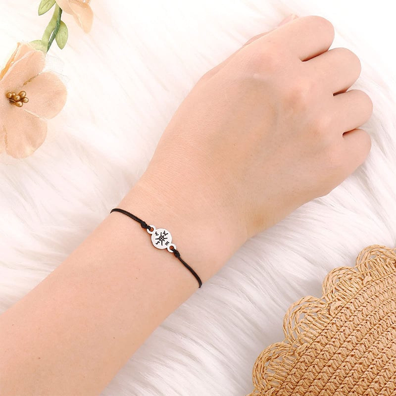 Graduation Keepsake Bracelet with Compass Charm