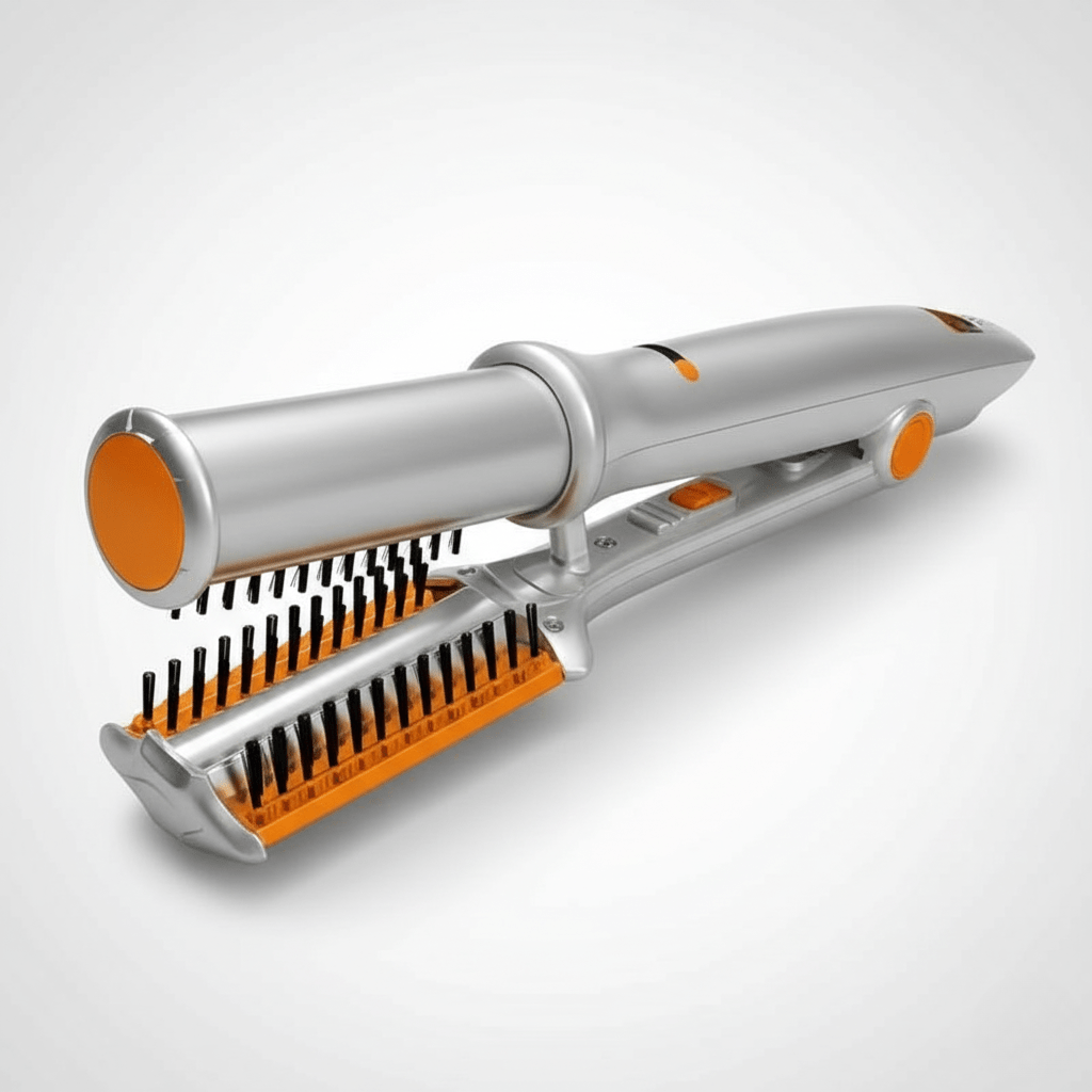 2-in-1 Rotating Hair Styling & Smoothing Brush