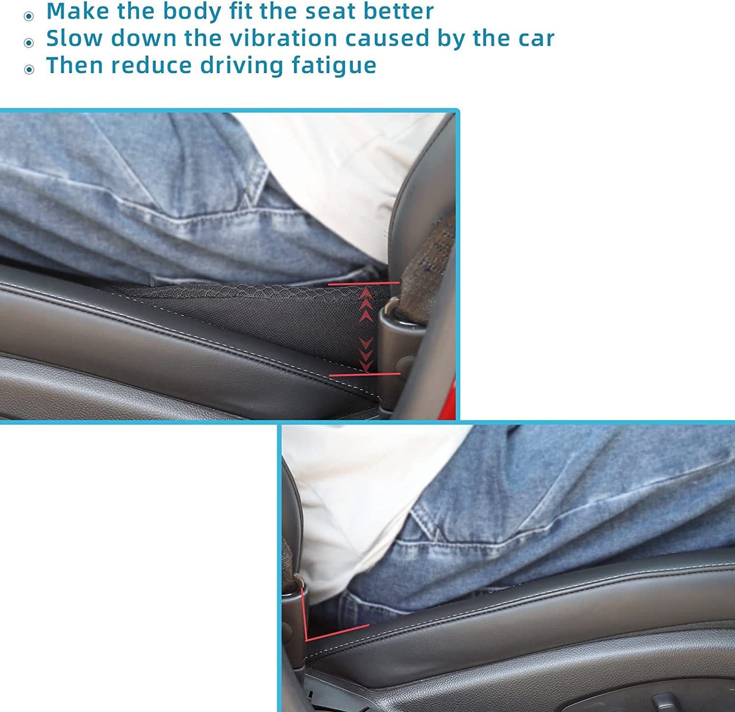 Car Seat Booster Cushion for Short Drivers