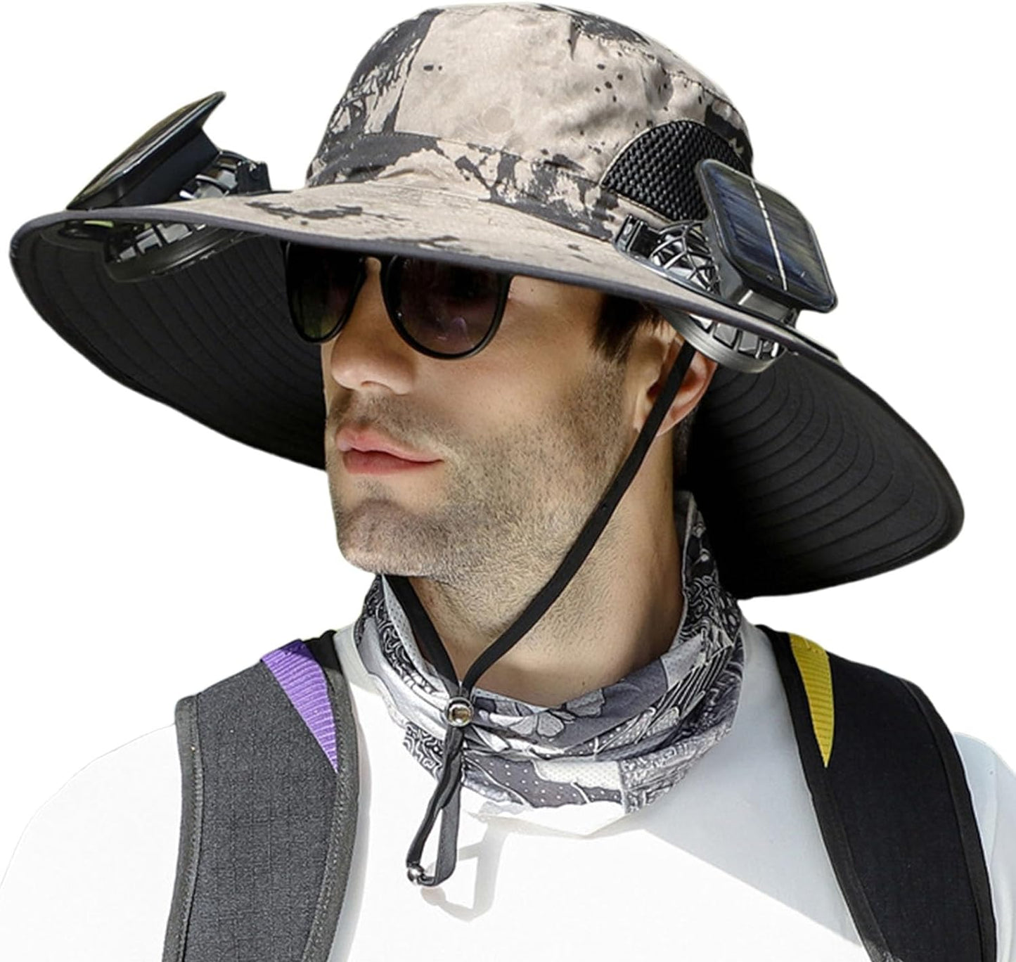 SolarBreeze Instant Cooling Hat with Solar Fan