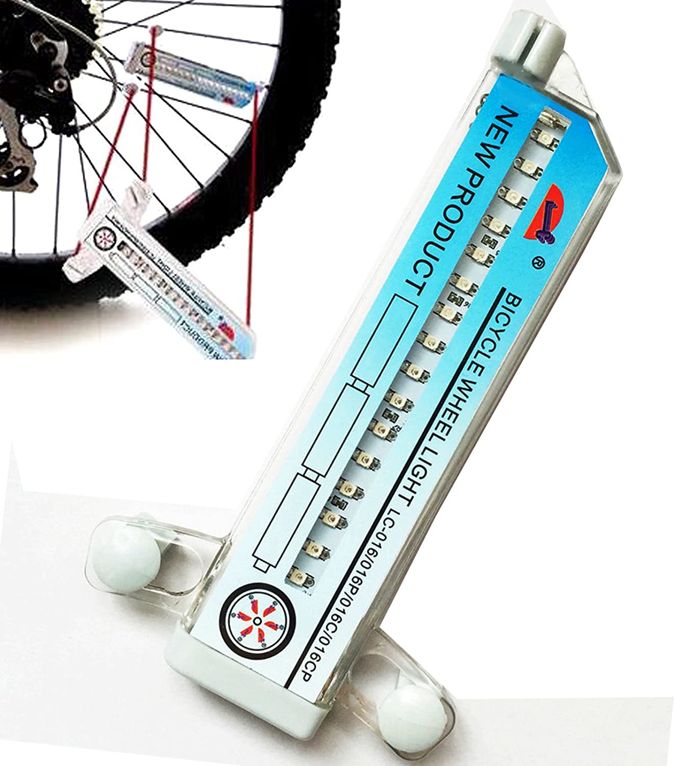 3D LED Bicycle Spoke Lights for Enhanced Visibility