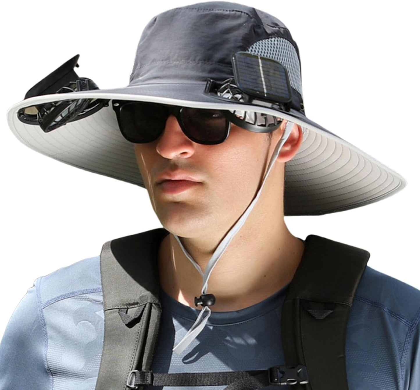 SolarBreeze Instant Cooling Hat with Solar Fan