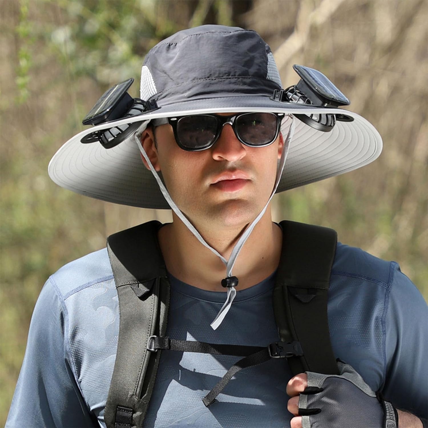 SolarBreeze Instant Cooling Hat with Solar Fan