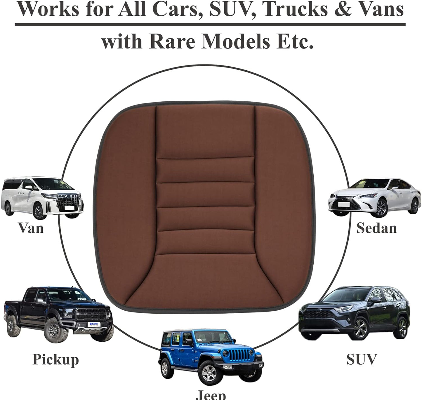 Memory Foam Car Seat Cushion for Enhanced Comfort