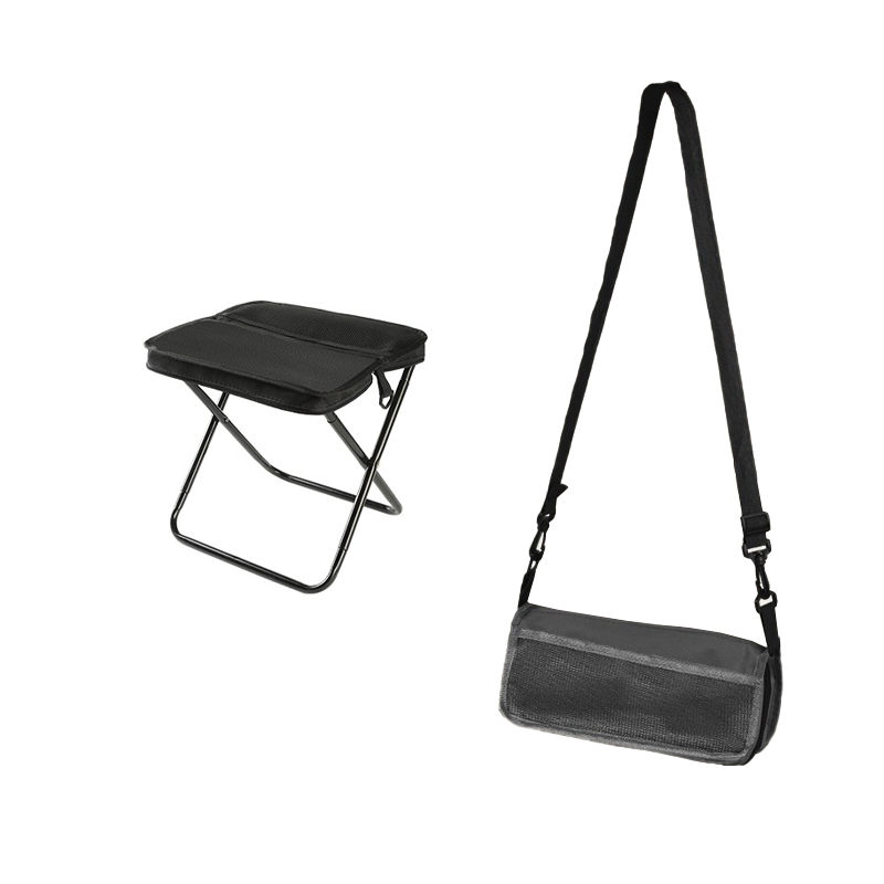Portable Backpack with Integrated Folding Seat