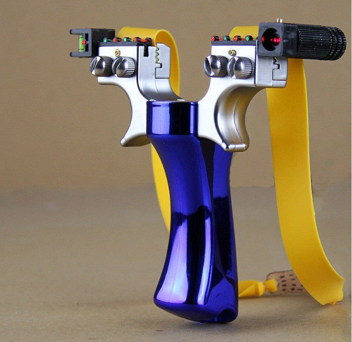 High-Precision Slingshot with Laser Targeting System