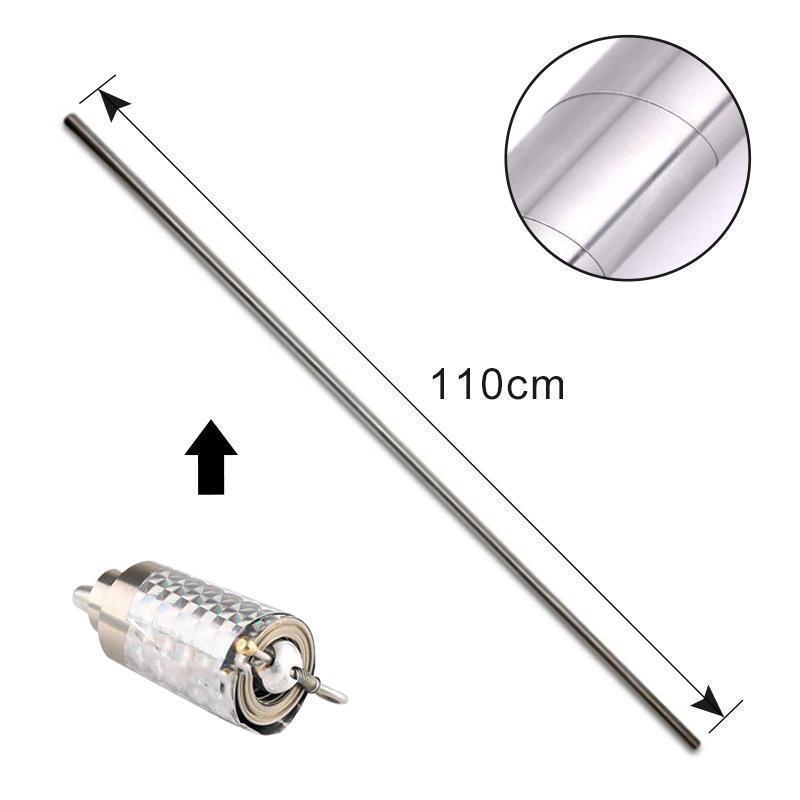 Compact Metal Rod for Defense and Magic Tricks