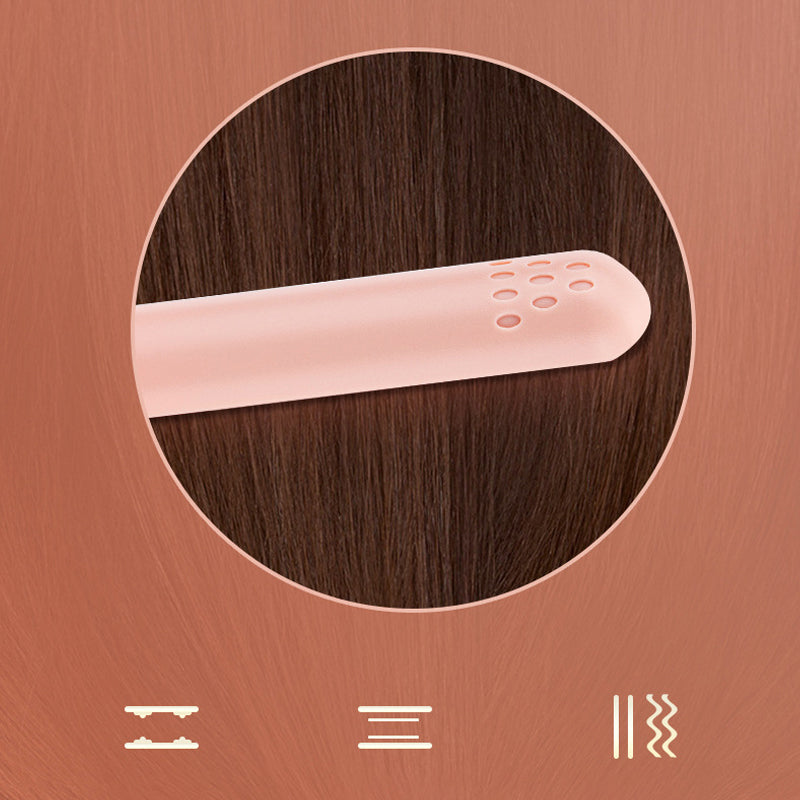Mini 2-in-1 Ceramic Curl and Straighten Iron for Travel Styling